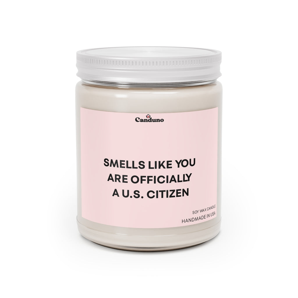 "Smells Like You Are Officially A U.S. Citizen" Scented Jar