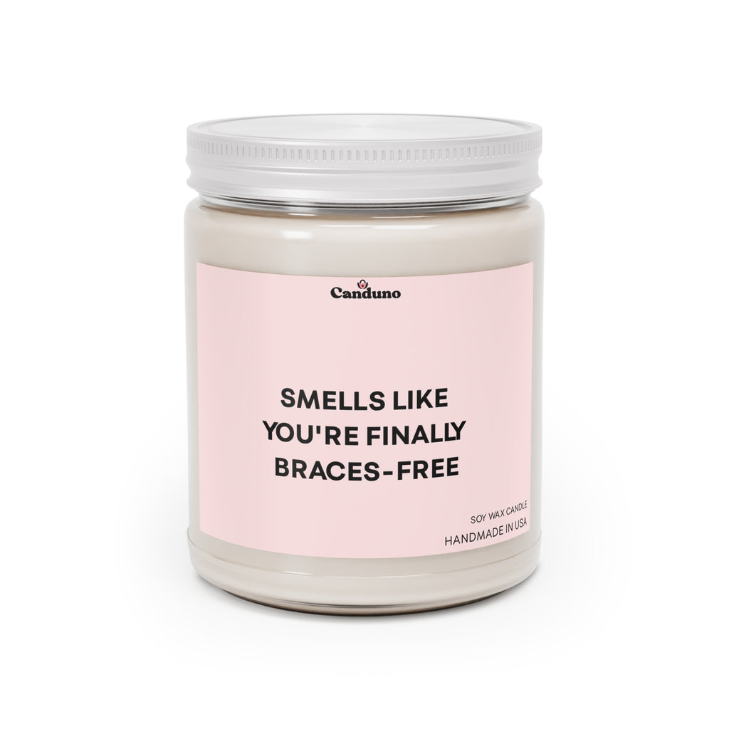 Braces-Free Celebration Scented Soy Candle — 9oz Jar