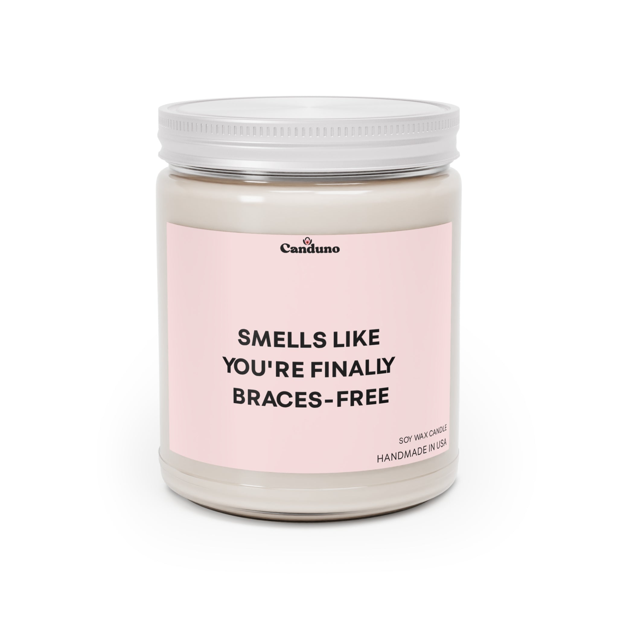 Braces-Free Celebration Scented Soy Candle — 9oz Jar