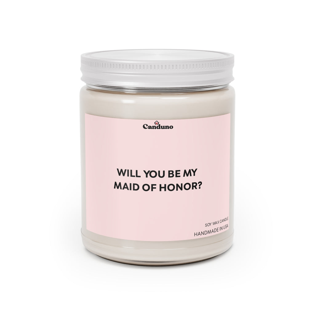 Maid of Honor Proposal Soy Candle