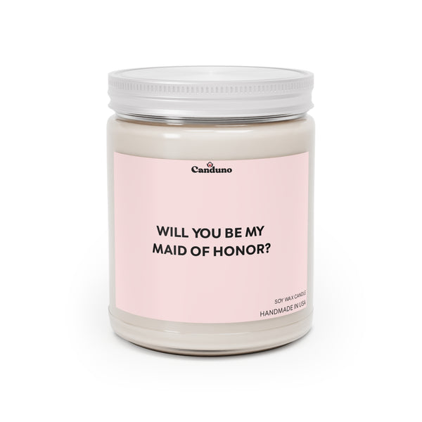 Maid of Honor Proposal Soy Candle