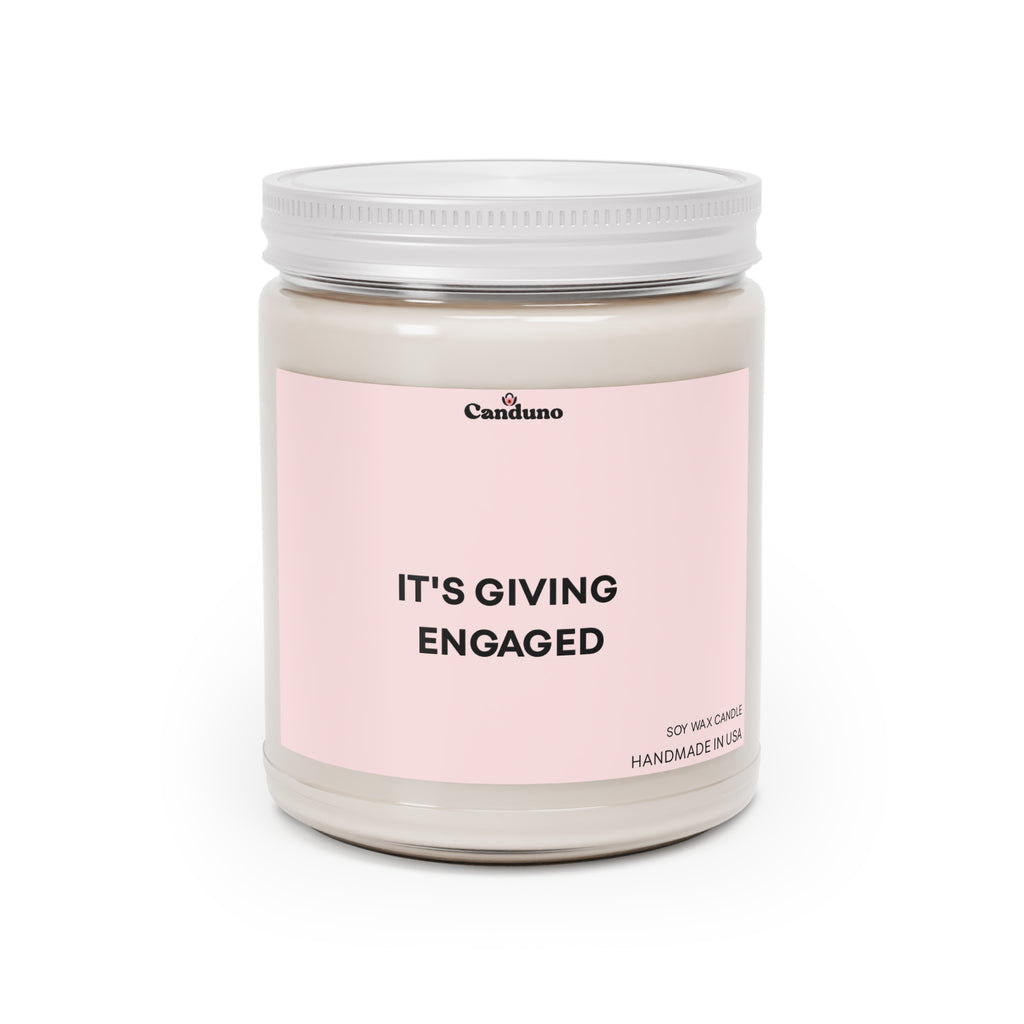"It's Giving Engaged" Pink Jar (9 oz)