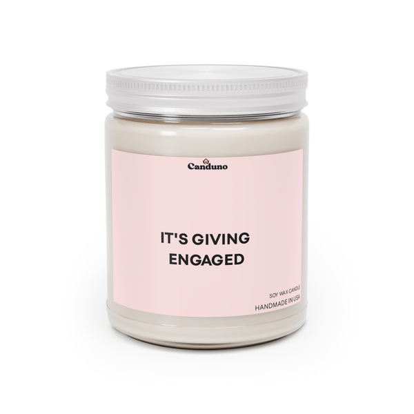 "It's Giving Engaged" Pink Jar (9 oz)