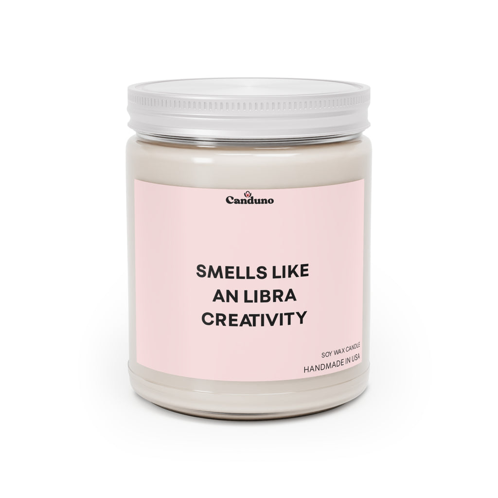 "Smells Like an Libra Creativity" Pink Jar