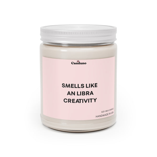 "Smells Like an Libra Creativity" Pink Jar