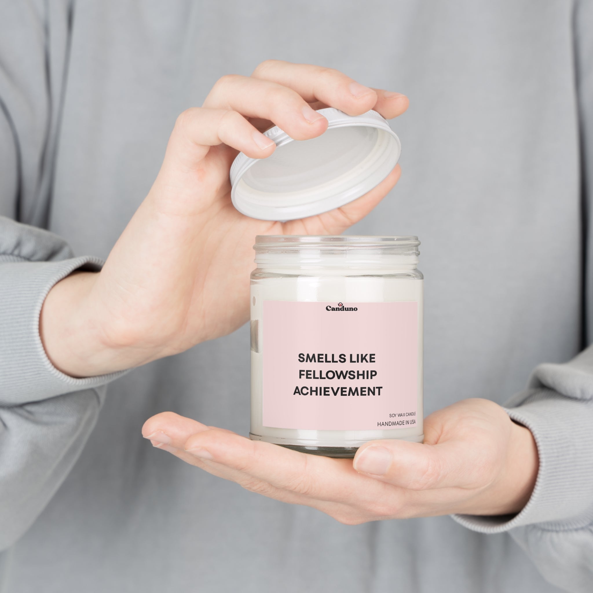 “Smells Like Fellowship Achievement” Scented Jar