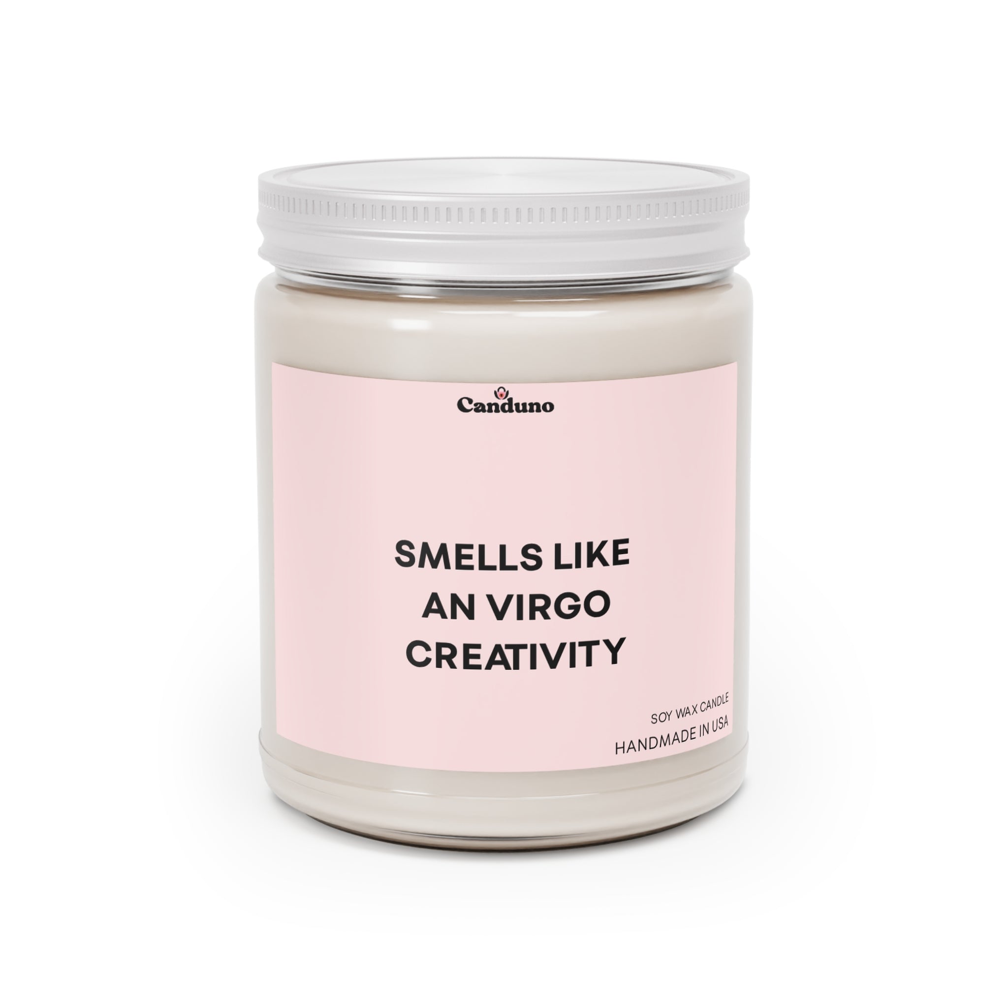 "Smells Like an Virgo Creativity" Scented Soy Jar (9 oz)