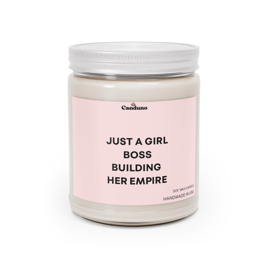 "Just A Girl Boss Building Her Empire" Scented Jar Candle