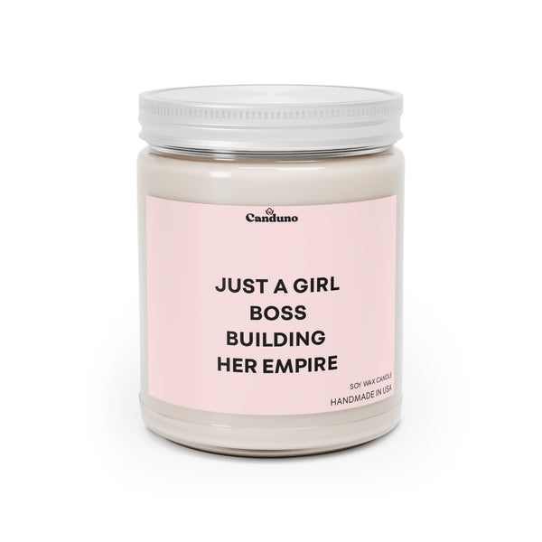 "Just A Girl Boss Building Her Empire" Scented Jar Candle