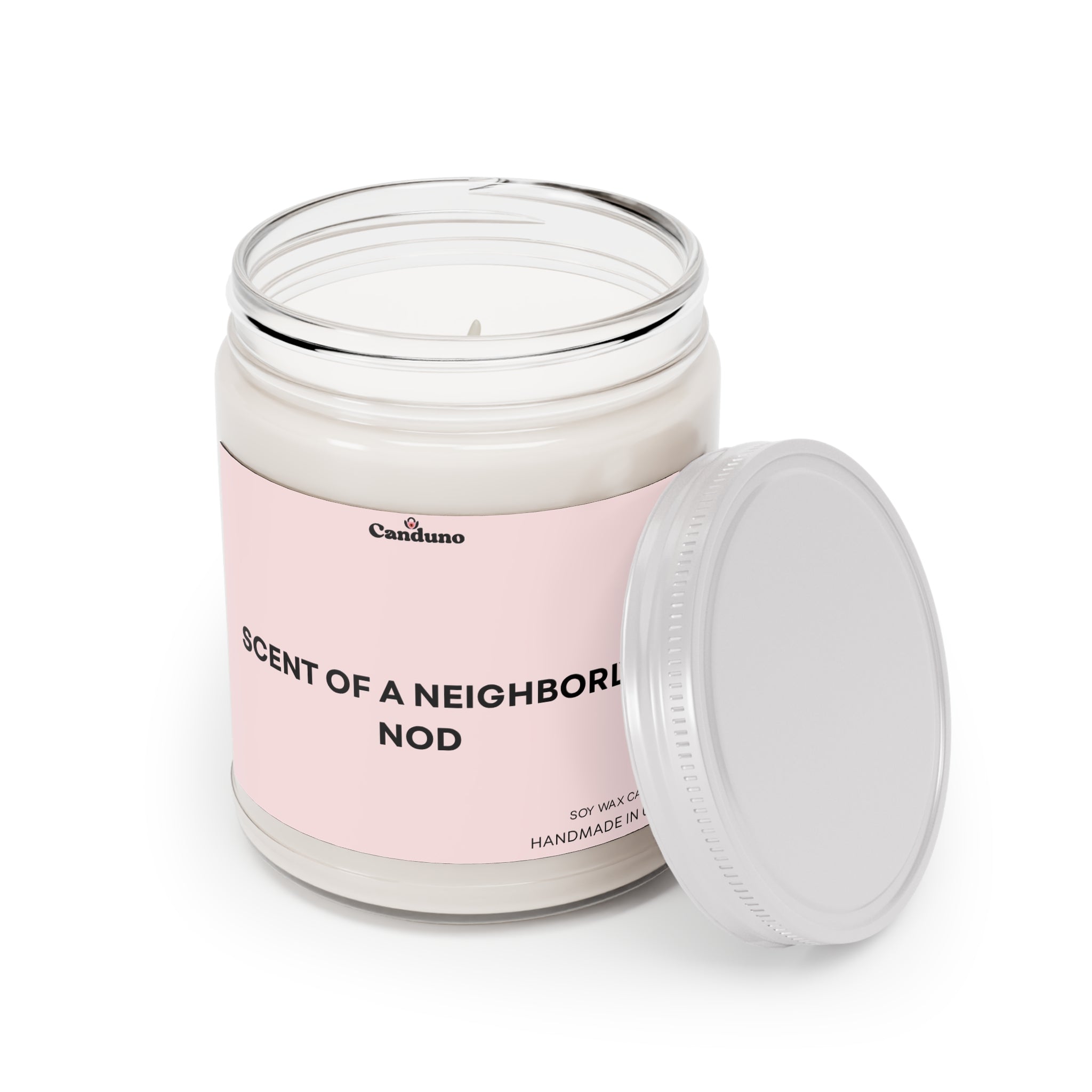 “Scent of a Neighborly Nod” (White Lid)