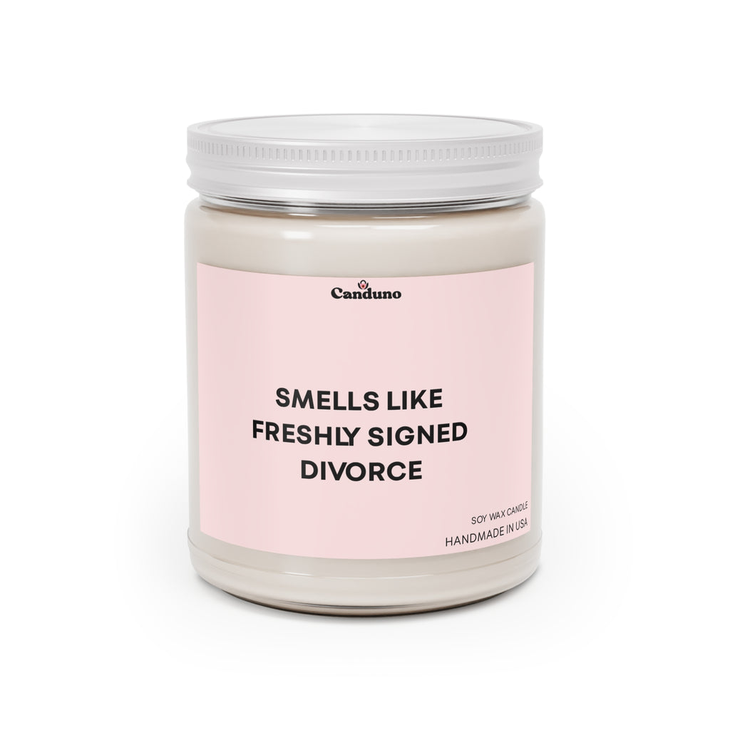 Scented Soy Candles with White Lid