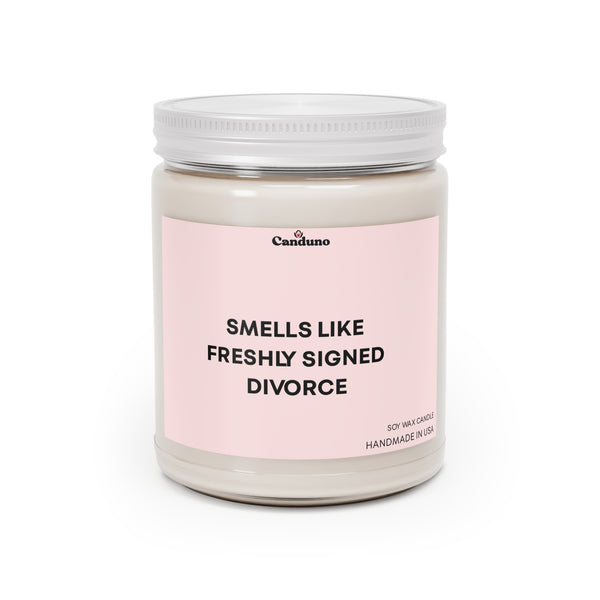 Scented Soy Candles with White Lid