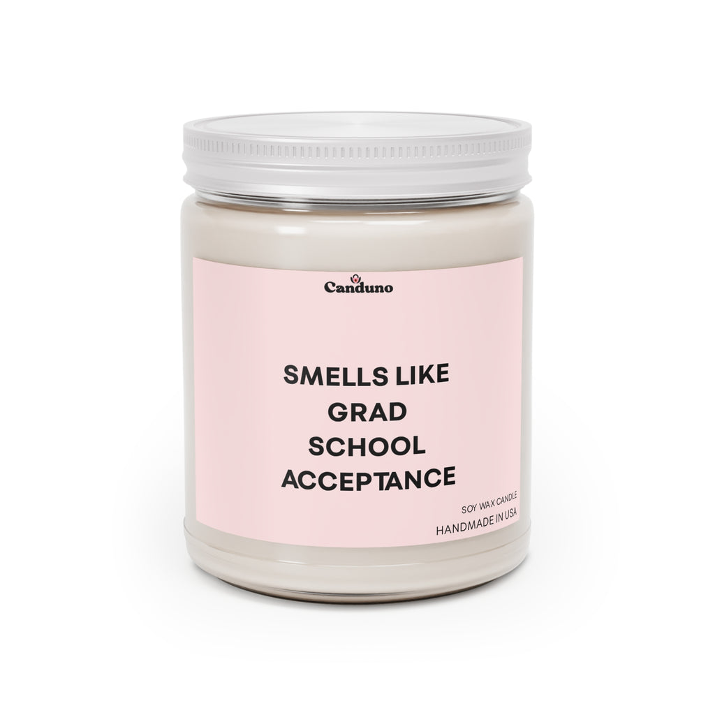 'Smells Like Grad School Acceptance' Soy Candle