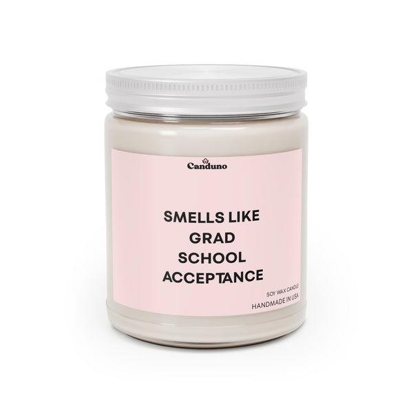 'Smells Like Grad School Acceptance' Soy Candle
